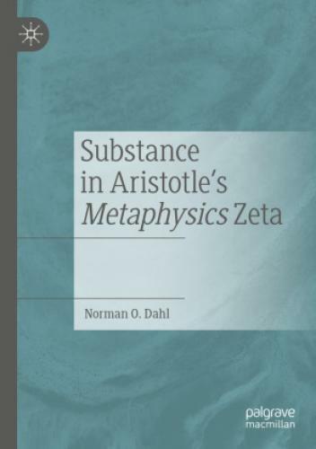 Thumbnail - Substance In Aristotle's Metaphysics Zeta 6184