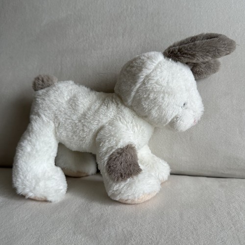 Parches Conejo Gris Conejo Blanco Cosido Ojos Peluche de Carter 9" Juguete Amoroso - Imagen 3 de 7