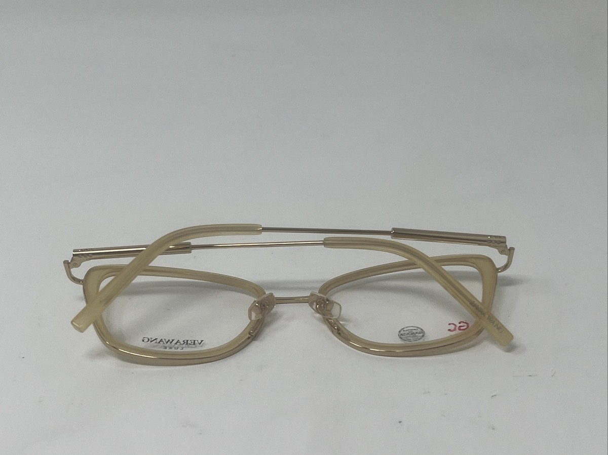 ヴェラウォン　オデール VERA WANG LIUXE valentina 51-19 140 gold women's eyeglass