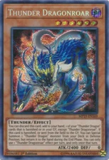 *** THUNDER DRAGONROAR *** PRISMATIC SECRET RARE MP19-EN169 YUGIOH! 