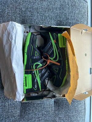 Size 10 - Nike Air Rubber Dunk x Off-White Low Green Strike