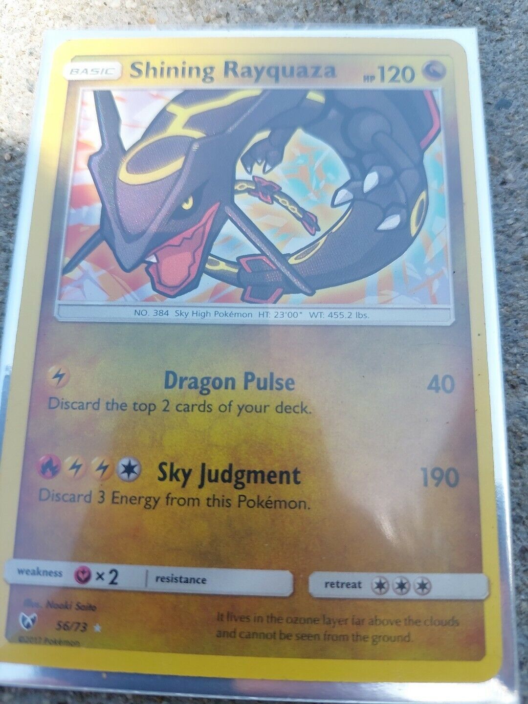 Shining Rayquaza Strength Expansion Pack Shining Legends, Pokémon