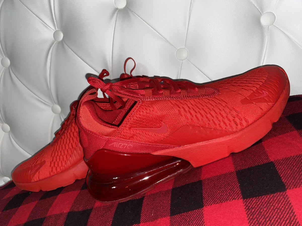 Nike Air Max 270 University Triple Red Men display picture 1
