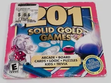 201 Solid Gold Games~PC~CD-ROM © 2003~Arcade, Board, Cards, Logic, Puzzles