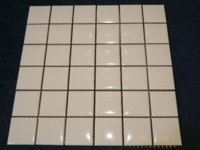 1 Case Equipe White Floor Wall Ceramic Tiles Mosaic 10 Sq. Ft. 12'' More Avail.