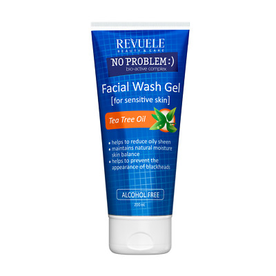 2x REVUELE NO PROBLEM Gesicht Waschgel Teebaumöl 2x200ml