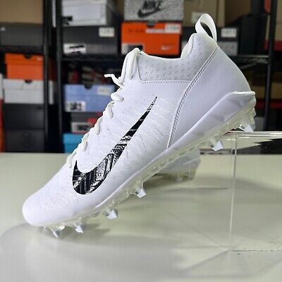 Nike Alpha Menace Pro 2 Low White Black Football Cleats Nike Alpha Menace Pro 2 Low White Black Football Cleats