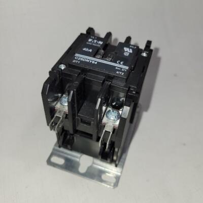 Eaton C25DNY64-84 Contactor 24VAC COIL 40 /50 AMP 2 POLE HEAVY DUTY