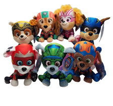 Paw Patrol MIGHTY MOVIE Plush Liberty Skye Zuma Rocky Rubble Chase Marshall Set