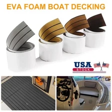 94.5" Boat Flooring EVA Foam Yacht Teak Decking Sheet Marine Sea Deck Mat Carpet