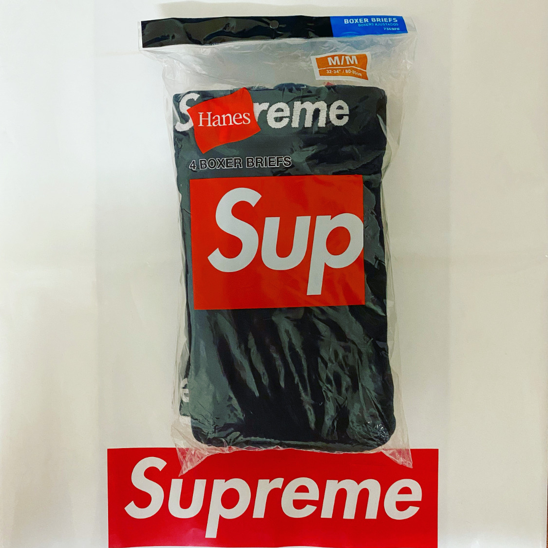 Supreme - x Hanes bandana-print Boxers - Unisex - Cotton - L - White