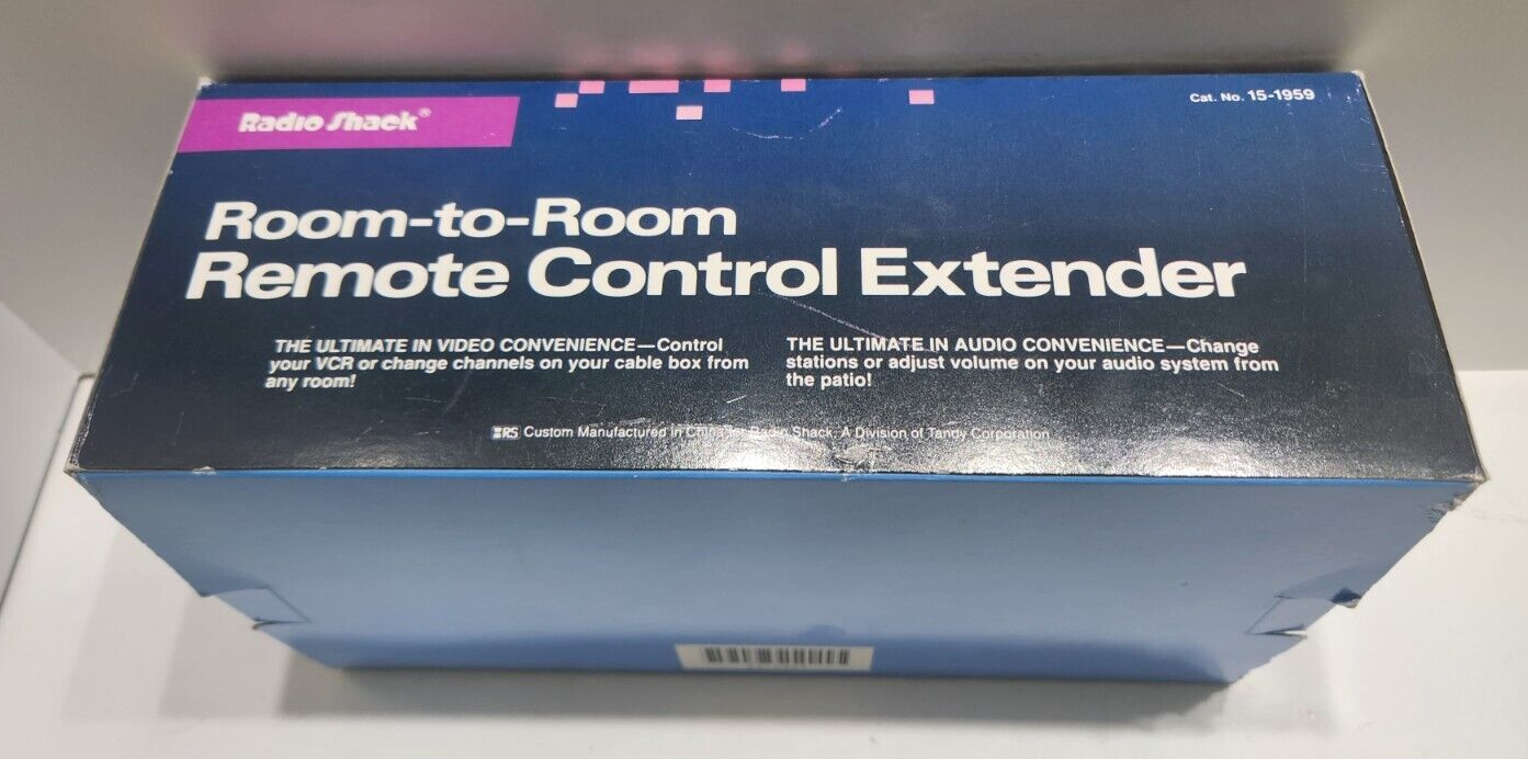 Vintage Radio Shack RoomToRoom Remote Control Extender Cat. No. 15