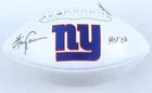 Harry Carson Signed New York Giants Logo Football Inscribed "HOF 06" (Fanatics)