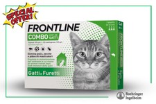 🎉 ANTIPARASSITARIO FRONTLINE COMBO GATTI E FURETTI 3 PIPETTE (OFFERTA) 🎉