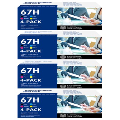 4 Set 067 Toner für Canon 067H imageCLASS LBP674Cx LBP674Cdw MF751Cdw MIT CHIP!!