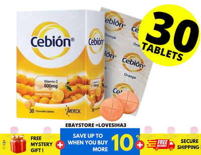 CEBION Chewable Tablets Vitamin C 500mg 30's