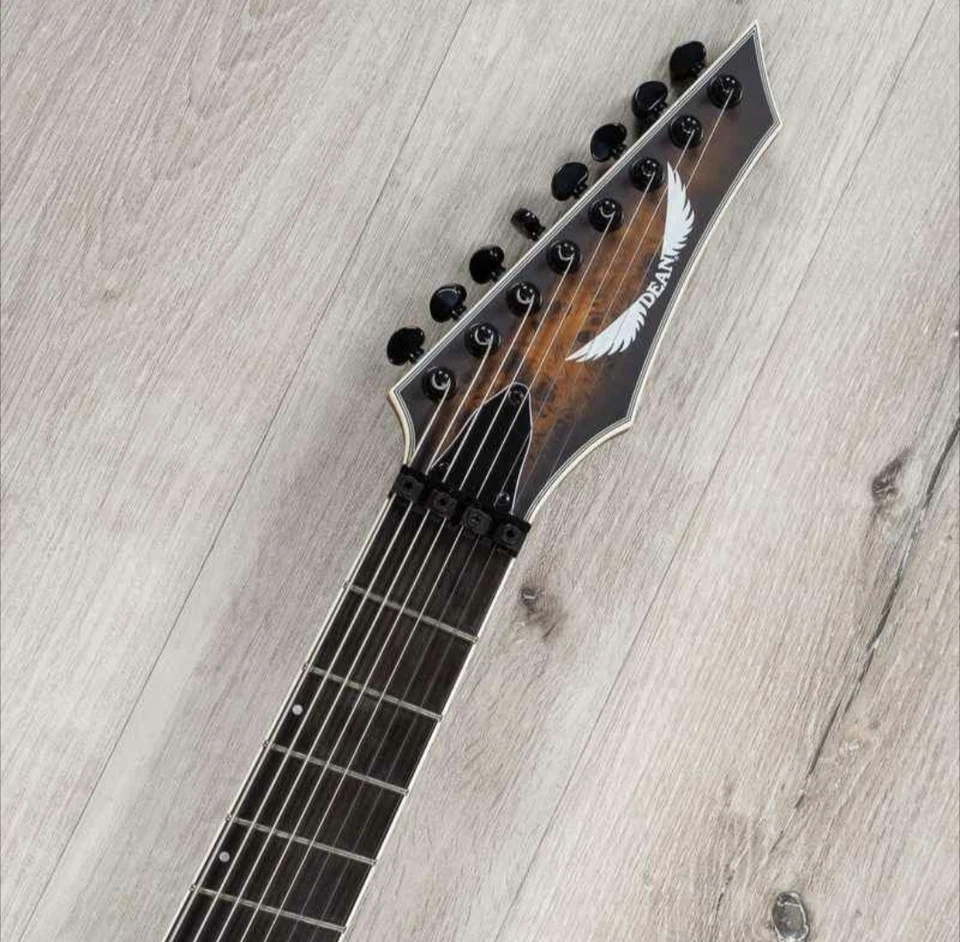 **new**ML Sel 8 Multi scale Kahler Electric Guitar Satin Natural Black Burst - Image 4 of 4