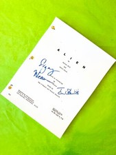 Alien Movie Memorabilia Movie Script Sigourney Weaver And Tom Skerritt 112 Pages