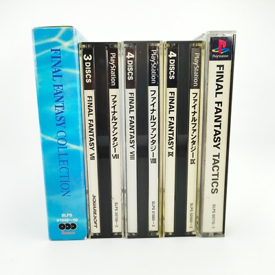 Collection Final Fantasy Sur PSX (Psone) – Jeux NTSC-J Japon, Testés Et Fonctionnels, Bon état