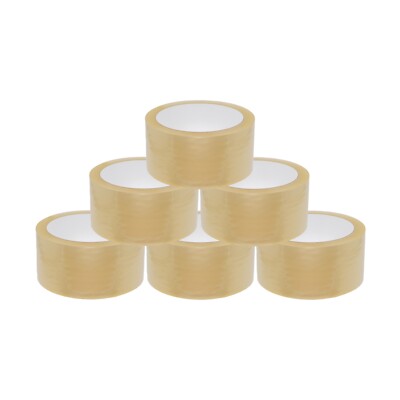Klebeband 6 Rollen Paketklebeband 66m x 48mm transparent Paketband Kleberolle