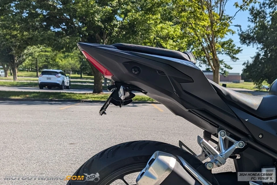 Eliminador de guardabarros completo cola ordenada + luz LED para Honda CBR500R CB500F 16-25 Foto 4 de 4