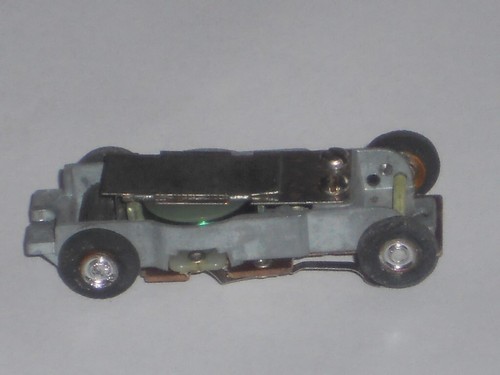 VINTAGE AURORA TJET VIBRATOR CHASSIS  RECONDITIONED RUN GREAT RARE HO SLOT CAR