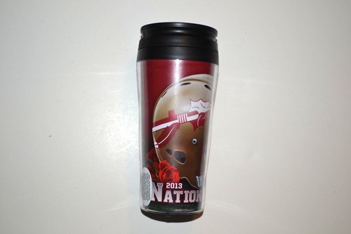 FLORIDA STATE UNIVERSITY 2013 CHAMPIONSHIP 16OZ. TUMBLER CUP WITH LID NEW - Picture 2 of 3