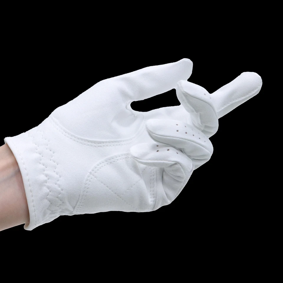 Guante de golf de microfibra lavable transpirable INCONTRO HOMBRES MUJERES - USADO EN MANO IZQUIERDA Foto 3 de 4