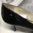 Etienne Aigner Classic Vtg Minimalist Glossy Black Patent Pumps 8.5 M — photo 5