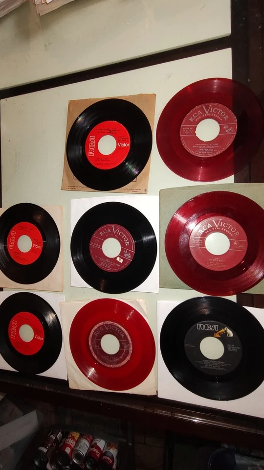 MARIO LANZA - 29 Different 45's Record Lot 1950's 7 inch. Mostly In VG condition - Image 4 of 4
