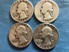 Washington Quarters 90% Silver (Lot Of 4) 1934/1937D/1957D/1964D