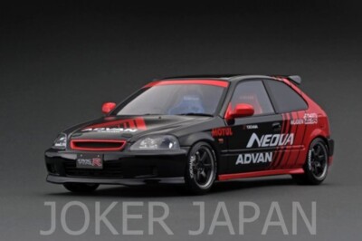 Ignition Model IG2679 1/18 Honda CIVIC (EK9) Type R Black