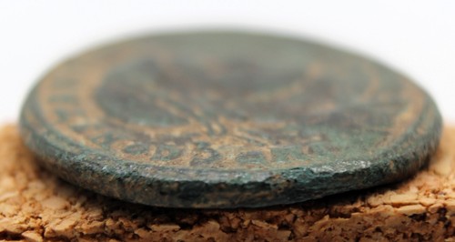 Roman Imperial | Constantine I | AE3 | Ostia | Legionary Signa | SPQR | SCARCE - Picture 7 of 8
