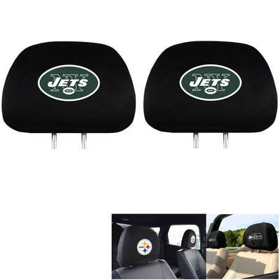 New Team ProMark NFL New York Jets Head Rest Covers For Car Truck Suv Van