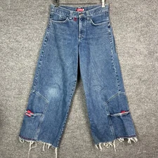 Vintage GAT Los Angeles Y2K Wide Leg Pants Skater Baggy JNCO STYLE size 11 women