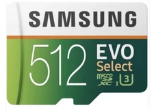 Samsung EVO Select 512GB Class 10 MicroSDXC Memory Card - MB-ME512GA/AM