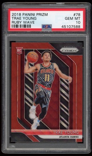 2018 Trae Young [Ruby Wave Prizm] #78
