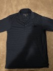 Mens Pebble Beach Performance  Polo Golf Shirt Size Medium Blue — photo 1