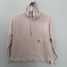 Carhartt Women  s XL Hoodie Pink Relaxed Fit Pullover Sweatshirt