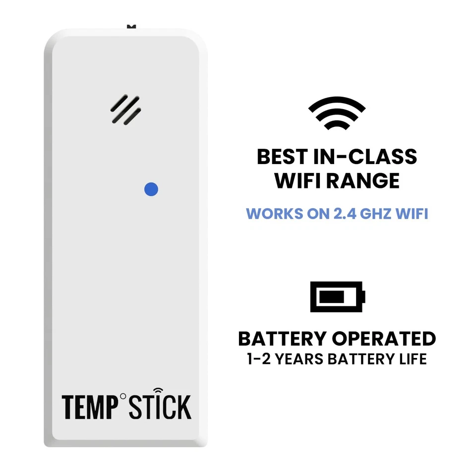Temp Stick Remote WiFi Temperature & Humidity Sensor, Data Logger. No Subscri... - Image 2 of 4