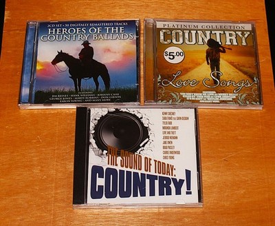 COUNTRY MUSIC CD LOT: SOUND OF TODAY, COUNTRY BALLADS, LOVE SONGS: NEW/SEALED