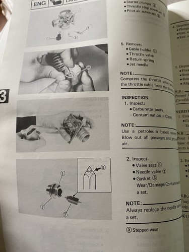 YAMAHA YZ80(D)/LC 1991 OWNER'S SERVICE MANUAL - Picture 7 of 13