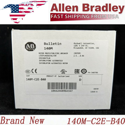 New Factory Sealed AB 140M-C2E-B40 Motor Protector Circuit Breaker US