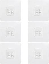 6 Pack Shower Caddy Adhesive Replacement Extra Thick Bath Toy Storage