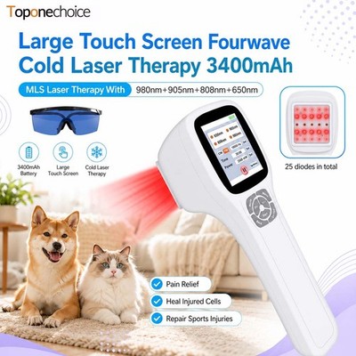 High Power Cold Laser Therapy Device 650 808 905 980nm for Muscle Recovery Wand