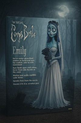 5 Ft 10 In Emily Animatronic - Corpse Bride Halloween