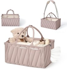Diaper Caddy Organizer   Portable Storage Basket with Shoulder Strap  Strolle