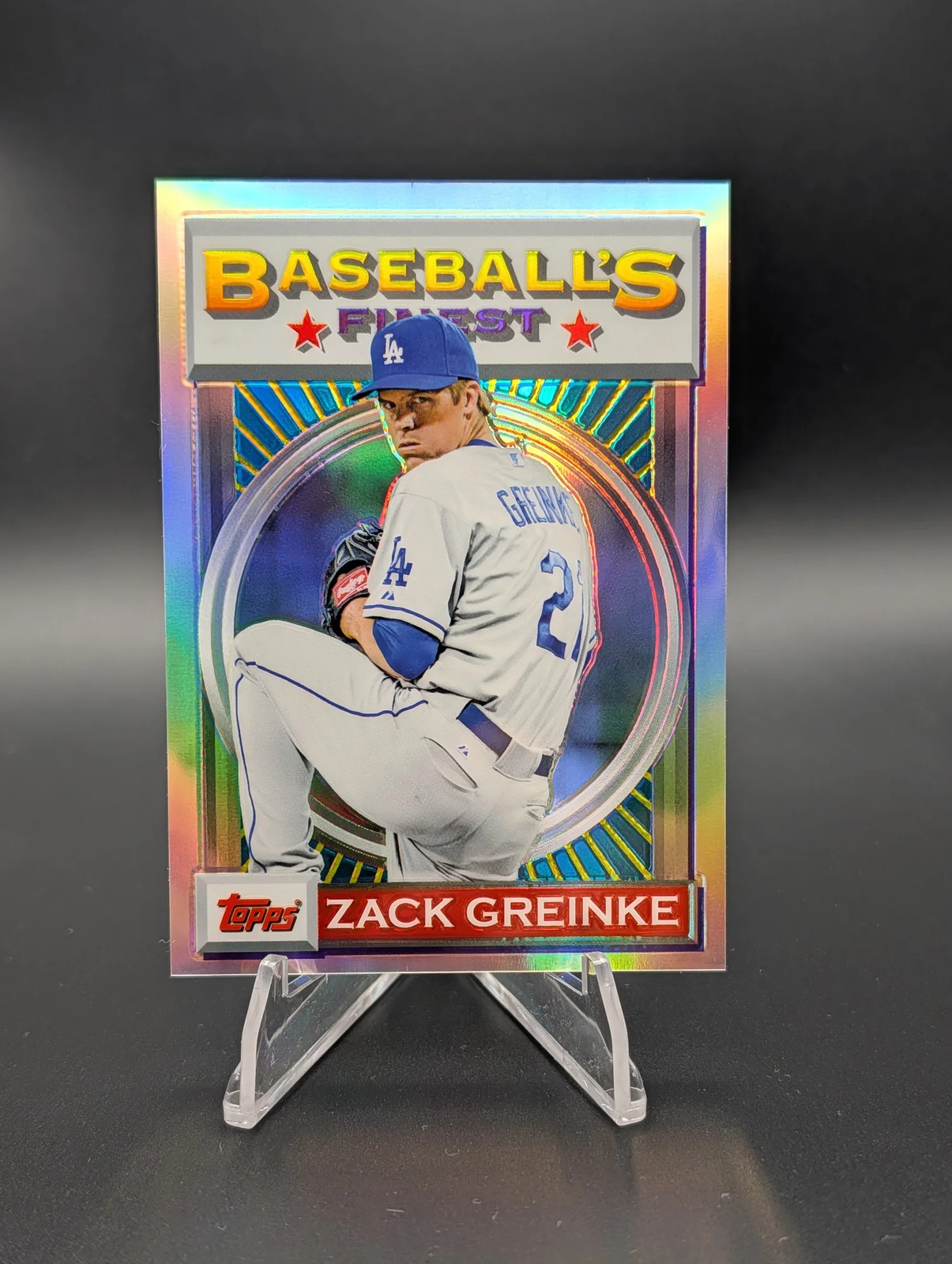 2013 Topps Finest Baseball's Finest Zack Greinke Refractor 25/25 #93F-ZG