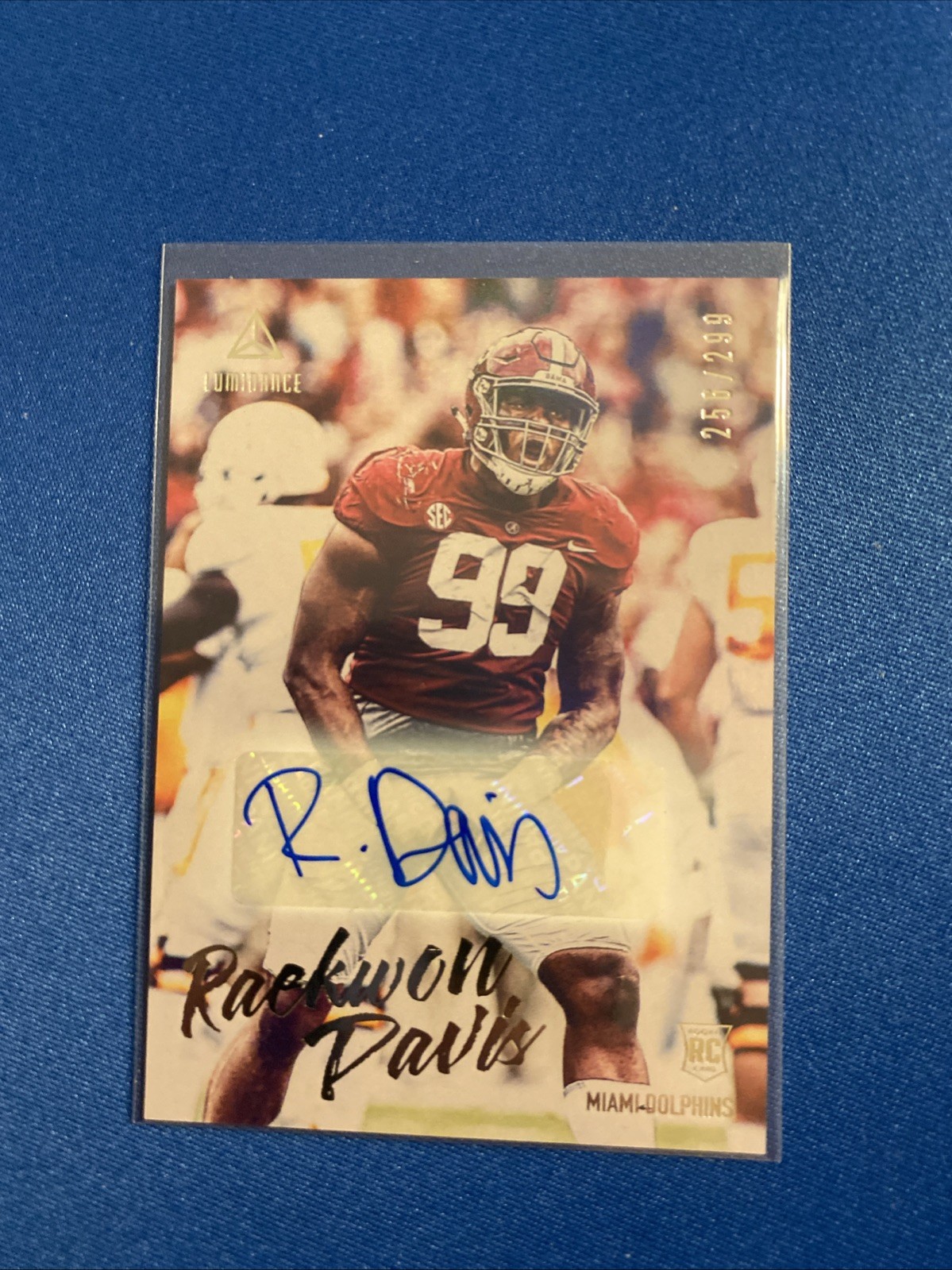 Raekwon Davis Panini Luminance #154 Autograph