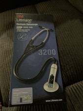 3M Littmann 3200 Electronic Stethoscope - Black (3200BK27)
